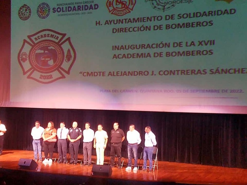 Participa Protección Civil en XVII Academia de Bomberos