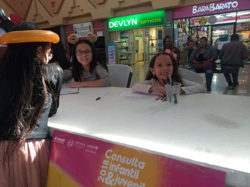 Participan en consulta infantil y juvenil INE