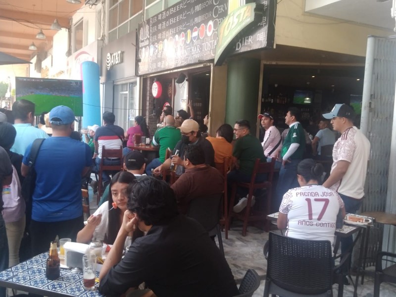 Partido de la selección mexicana generó derrama económica en bares