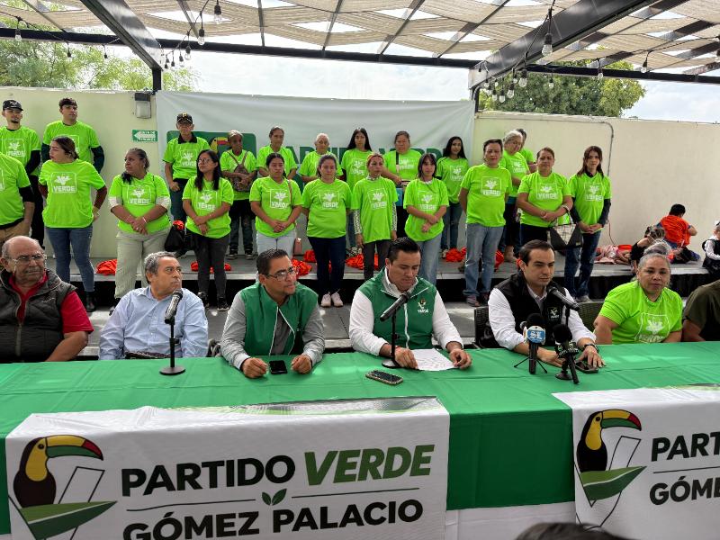 Partido Verde incorpora estructuras territoriales de Movimiento Ciudadano en Gómez Palacio