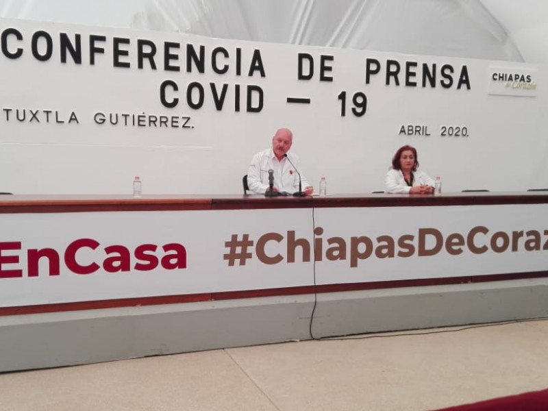 Chiapas a fase 2 tras incrementar a 18 casos COVID19