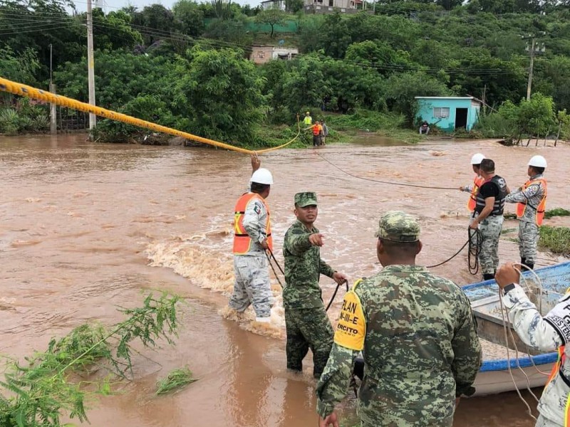 Pasa la emergencia en El Fuerte, bajan niveles de arroyos