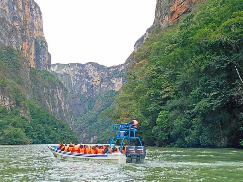 Paseo en el  Cañón del Sumidero con gran demanda