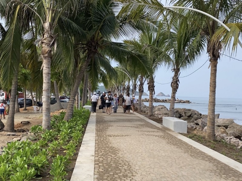 Paseo Playa Linda prácticamente terminado; más del 90% de avance