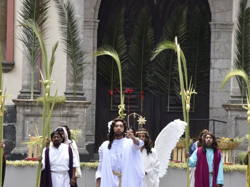 Pasión de Cristo a puerta cerrada con buena audiencia