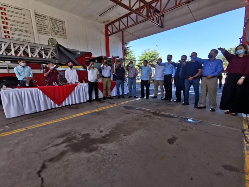 Patronato de Bomberos tiene nuevo presidente, Ramón Sánchez