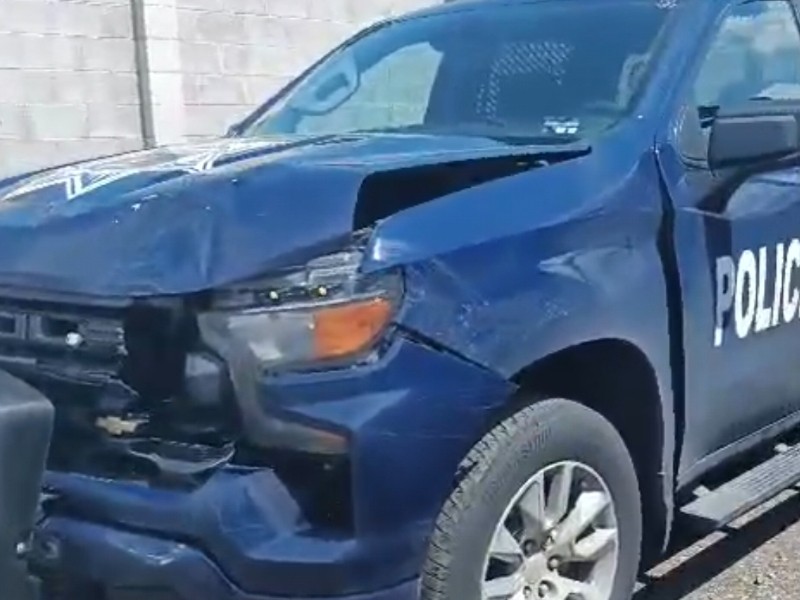 Patrullas se dañaron tras un accidente durante el traslado, aclara SSP