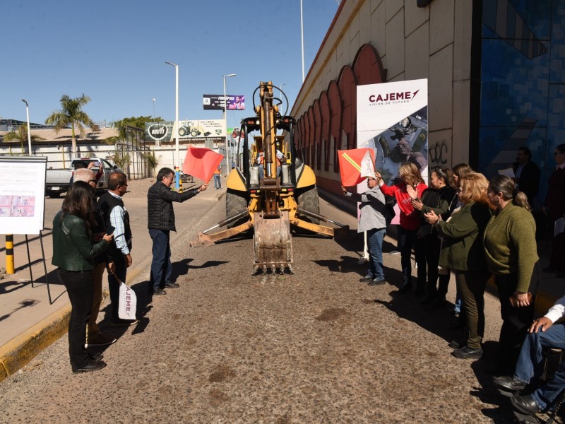 Pavimentarán con concreto hidráulico crucero de la 300