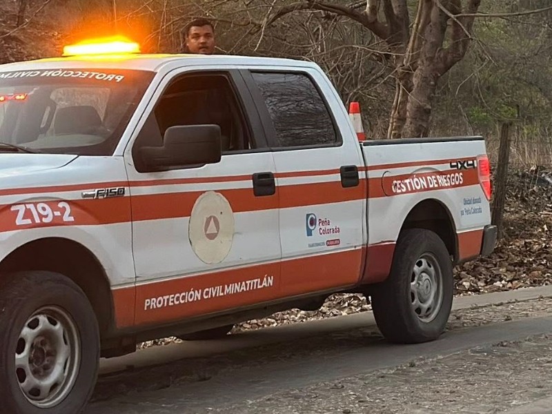 PC Minatitlán alerta sobre derrumbe en carretera Villa de Álvarez-Minatitlán