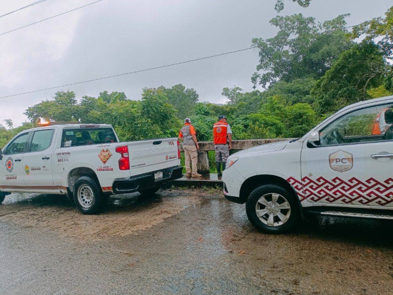 PC Veracruz activa 3 Puestos de Comando por lluvias en el norte