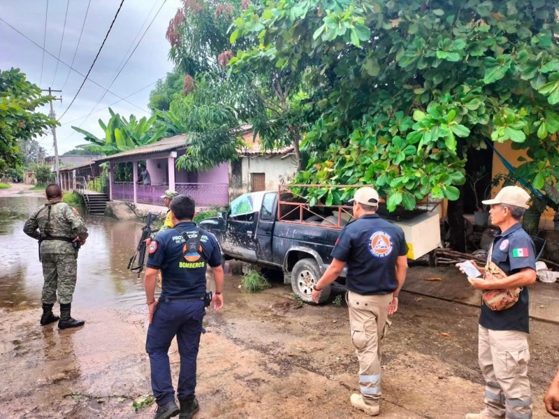 PCGuerrero realiza recorridos en zonas de riesgo en Costa