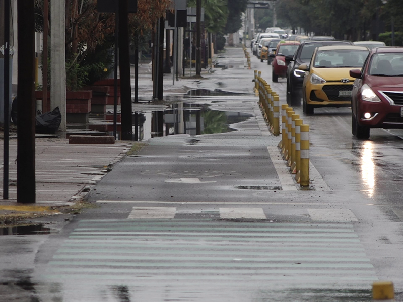 Peatones y ciclistas en Torreón los más afectados por lluvias