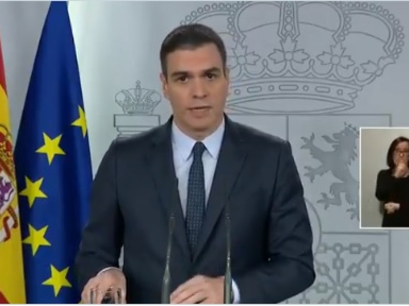 Pedro Sánchez amplía periodo de alarma en España