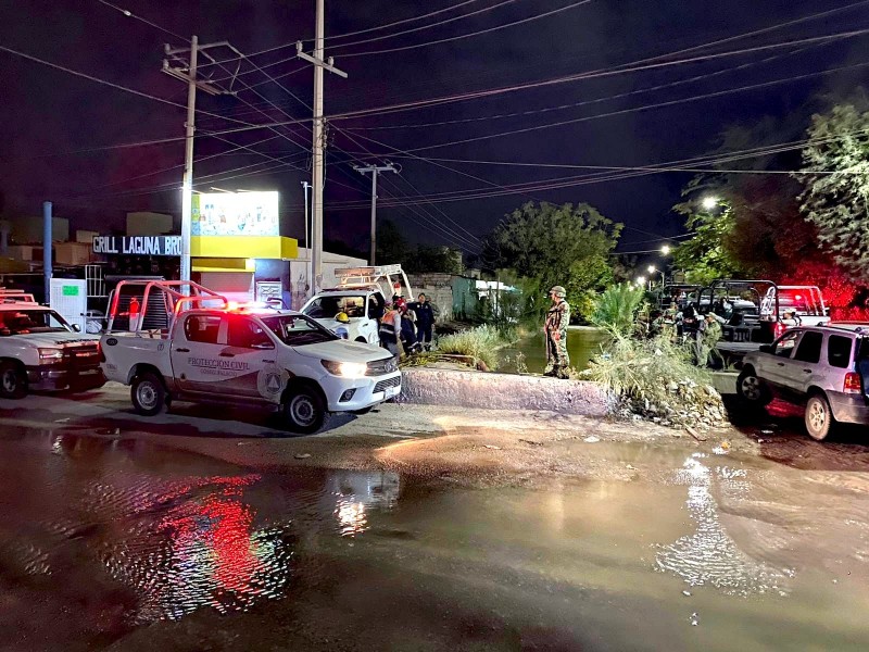 Peligro de inundación vivieron habitantes de Nuevo Gómez