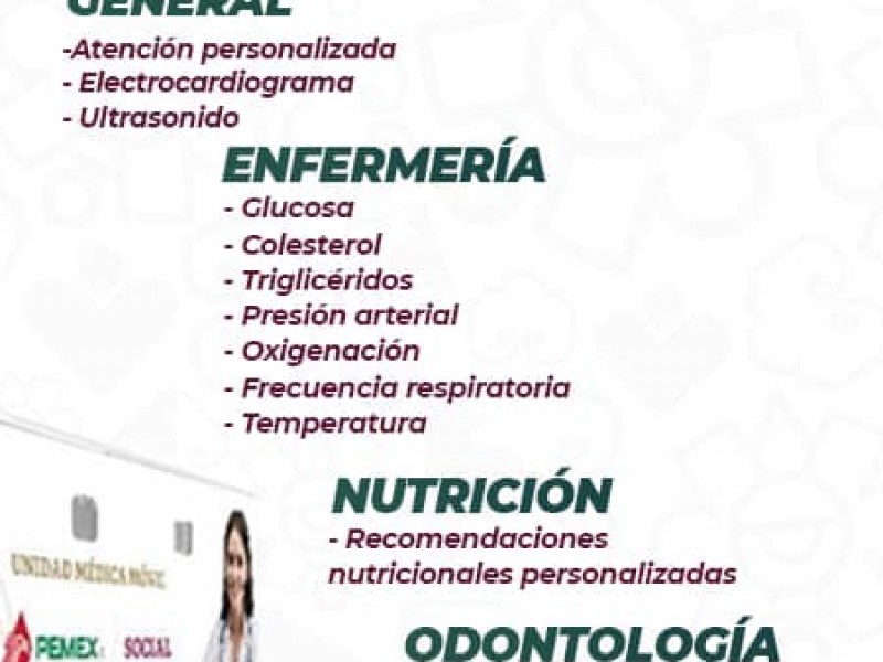Pemex ofrece servicio médico gratuito en Salamanca