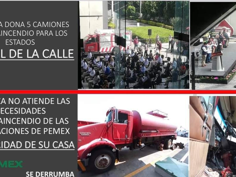 PEMEX Tuxpan carece de equipo contra incendios: Sindicato