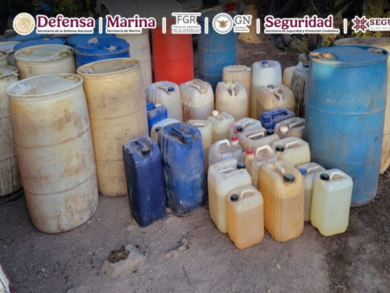 Pemex y autoridades aseguran hidrocarburo robado en Hidalgo