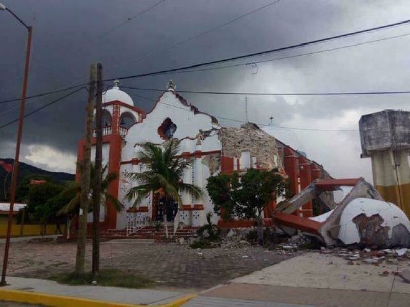 Pendiente 40% de monumentos históricos afectados por sismo de 2017