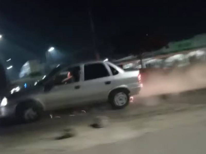 Percance vial desata persecución policiaca en Xalapa