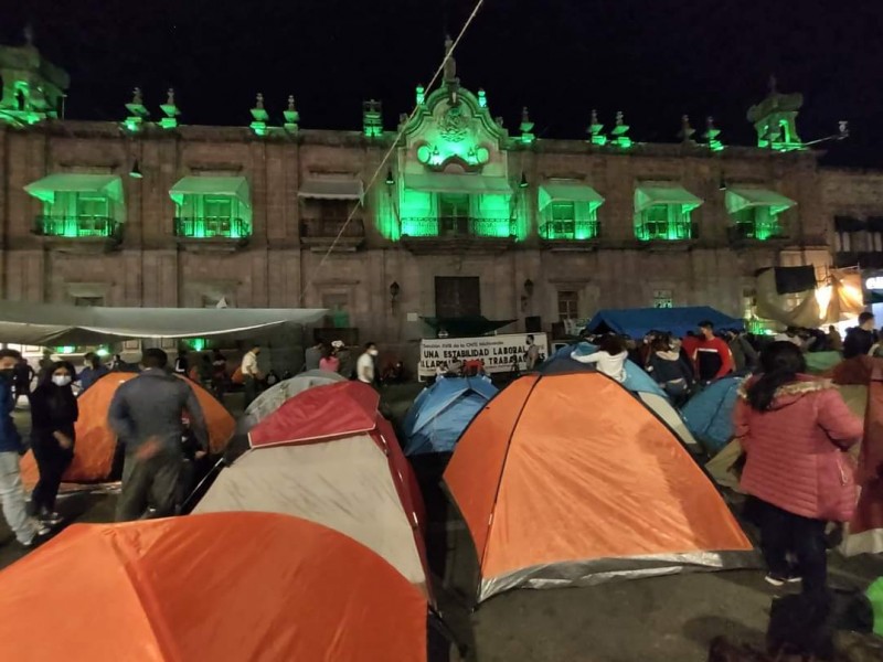 Pérdidas millonarias por plantón en Centro Histórico