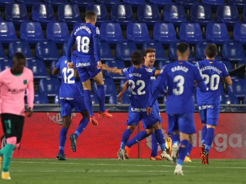 Perdió el otro grande en España; Getafe 1-0 Barcelona