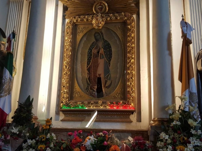 Perdona Aquidiócesis a hombre que apedreó cuadro de la Virgen