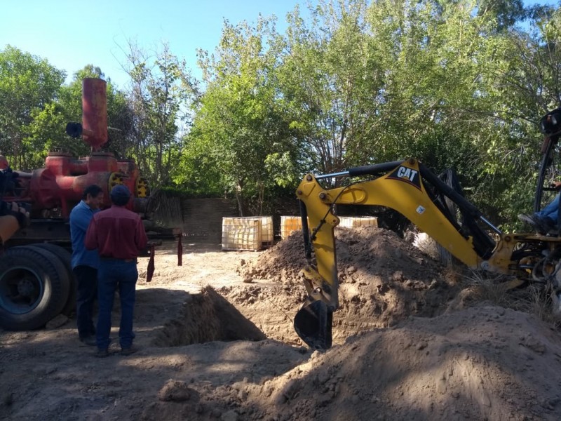 Perforan nuevo pozo de agua potable