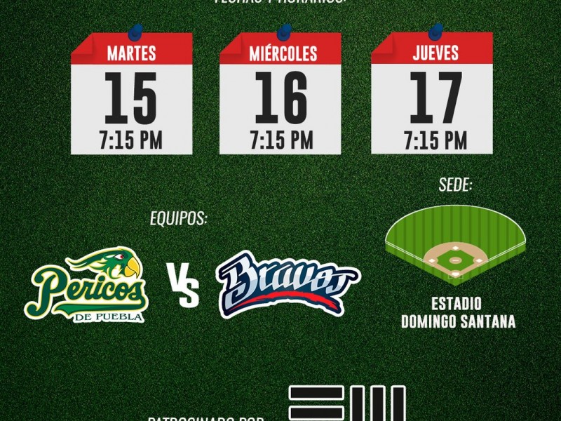 Pericos arranca serie de visita ante Bravos