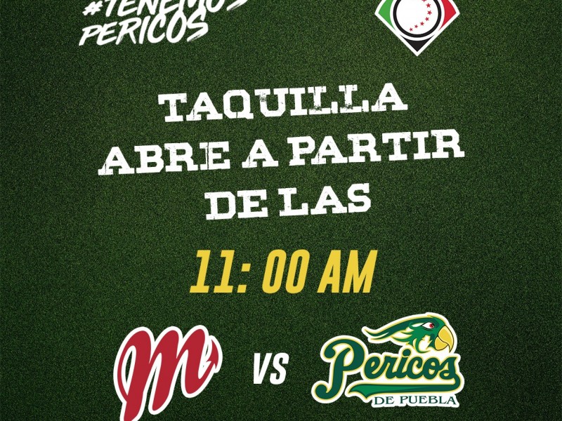 Pericos lanza promociones para partido vs Diablos Rojos