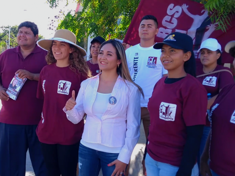 Perla Palomino, candidata a diputada local del distrito 1 por BCS Coherente