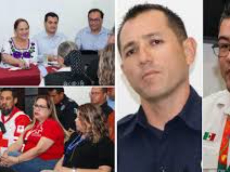 Permanecen integrantes del Consejo Municipal de PC  en sesión de trabajo