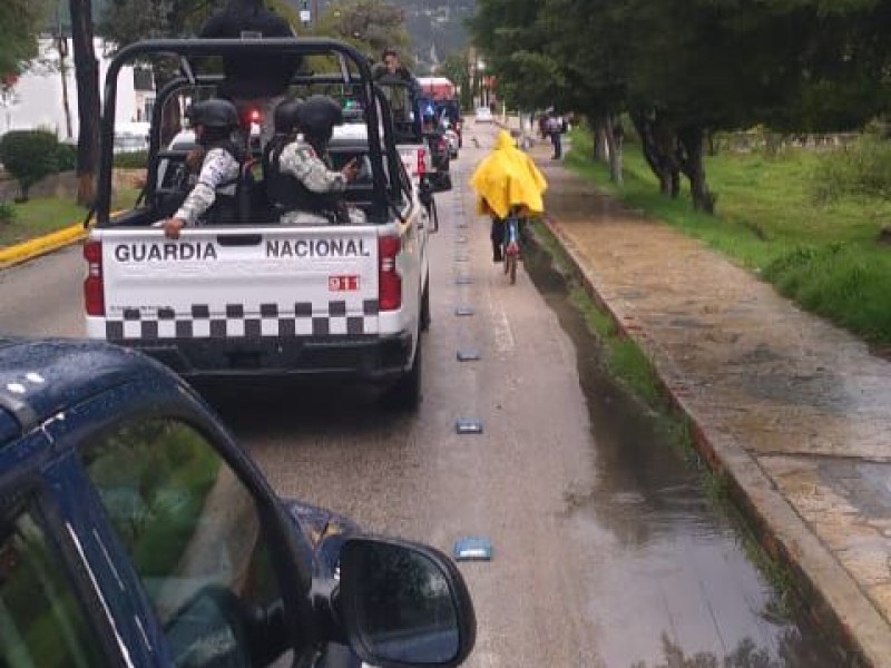 Permanecen patrullajes en San Cristóbal tras balacera en zona norte