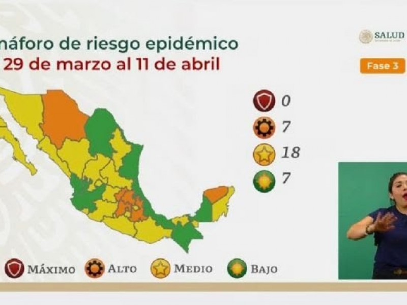 Permanecerá Michoacán en semáforo amarillo durante Semana Santa