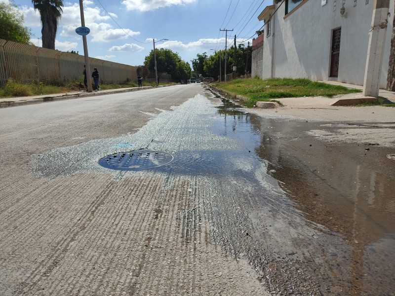 Sin respuesta a drenajes colapsados en Villa Campestre