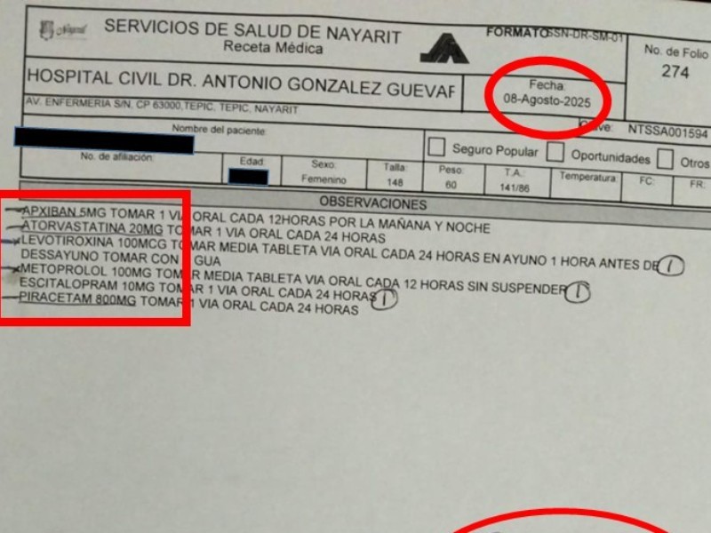 Persiste desabasto de medicamentos en hospitales, pese a anuncios oficiales