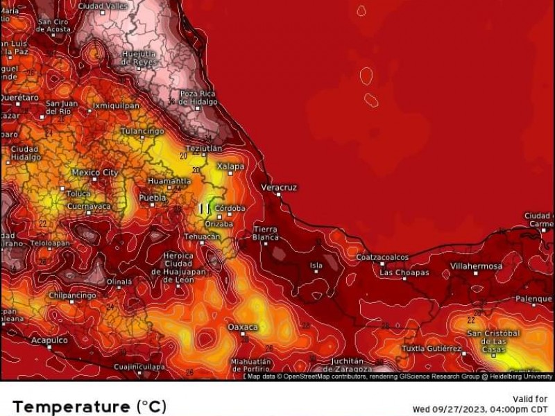 Persiste el ambiente caluroso