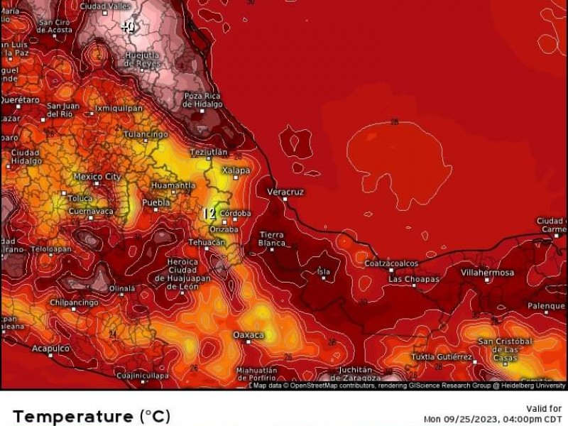 Persiste el ambiente caluroso y altas temperaturas