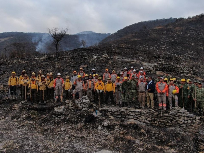 Persiste incendio en Parque Nacional Cañón del Sumidero