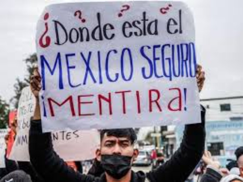 Persiste la crisis de inseguridad violencia en México y Guaymas