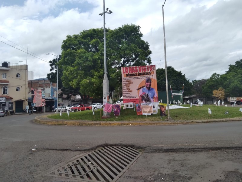 Persiste manifestación pacífica en Jiquilpan