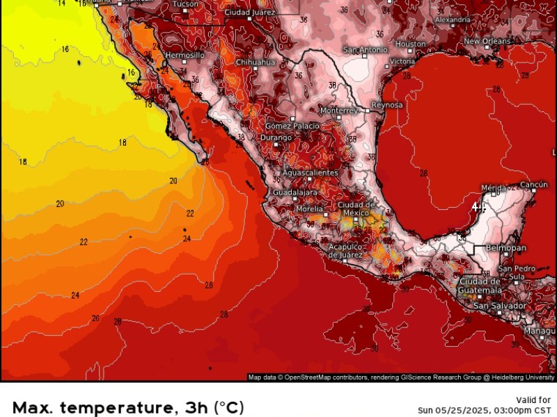 Persisten altas temperaturas y cielo nublado en el norte de Veracruz