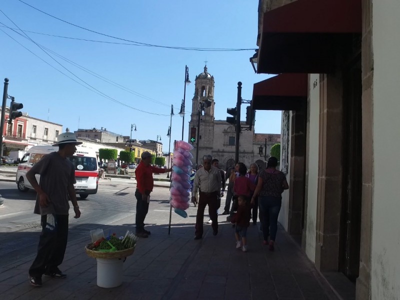 persisten ambulantes en centro de Morelia