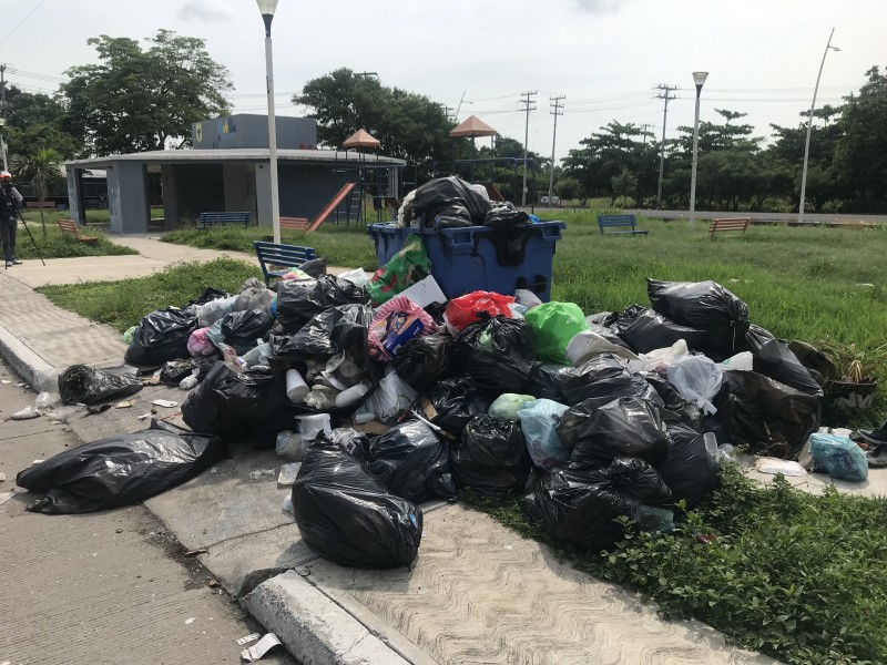 Persisten el montón de basura en calles de Medellín