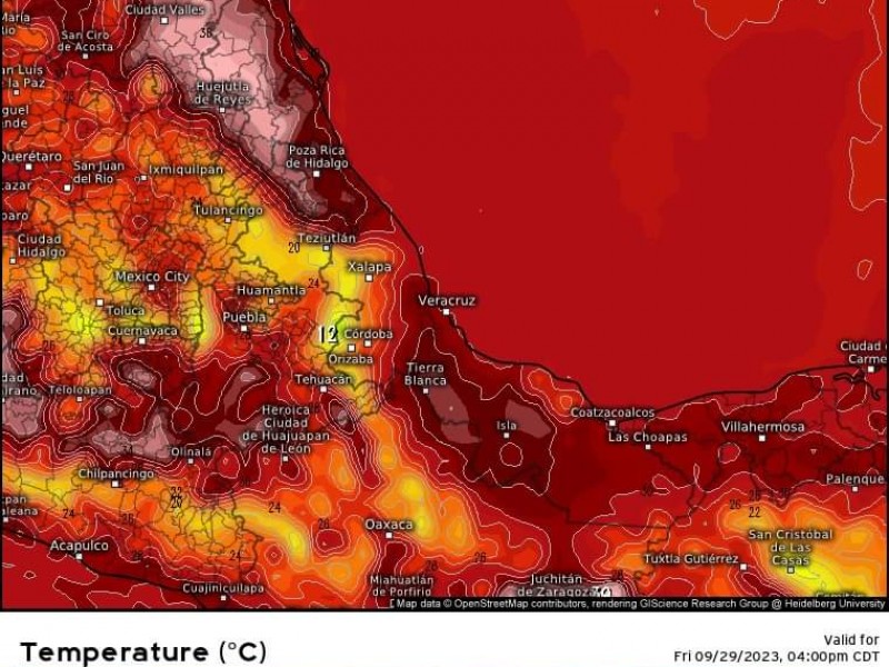 Persisten las altas temperaturas