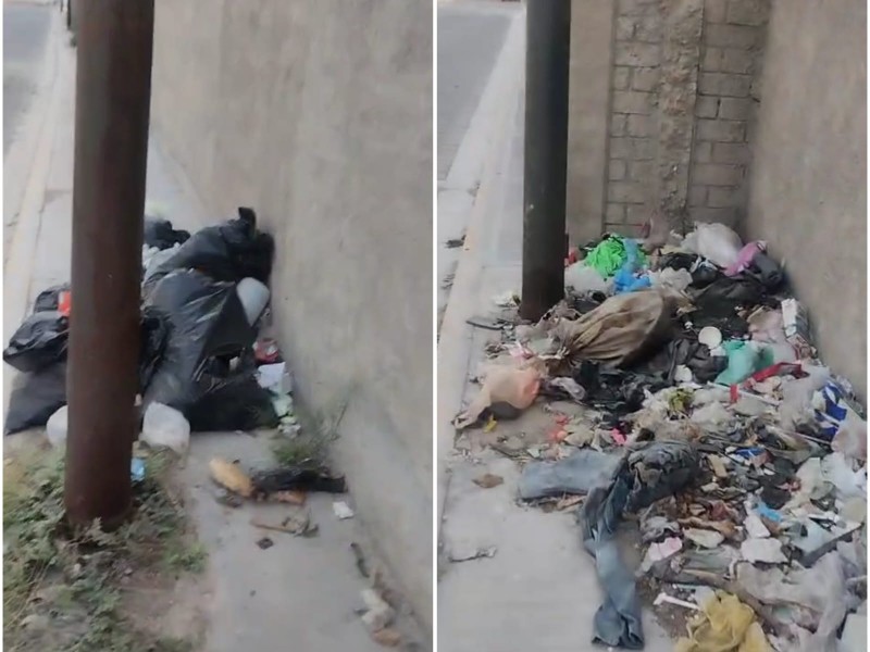 Persisten montoneras de basura y tiraderos en vía pública Persisten montoneras de basura y tiraderos en vía pública
