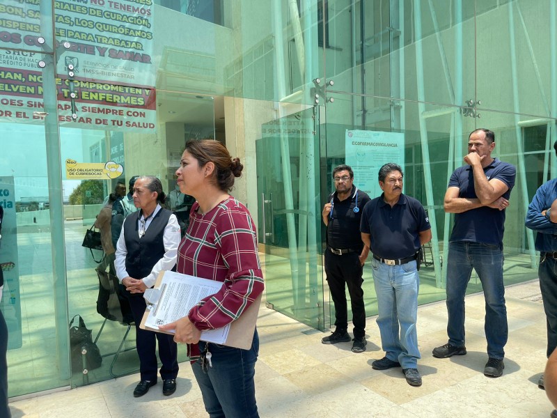 Personal médico del Hospital General de Zacatecas suspende servicios