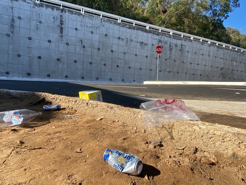 Personas siguen abandonando basura en calles del CIP Ixtapa