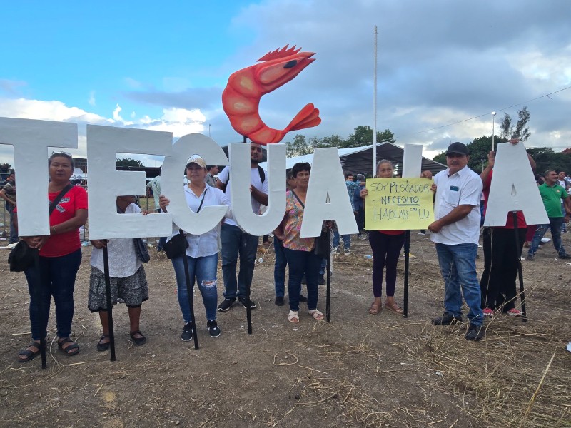 Pescadores camaroneros en Tepic piden a presidenta limpieza, Bienpesca y vigilancia