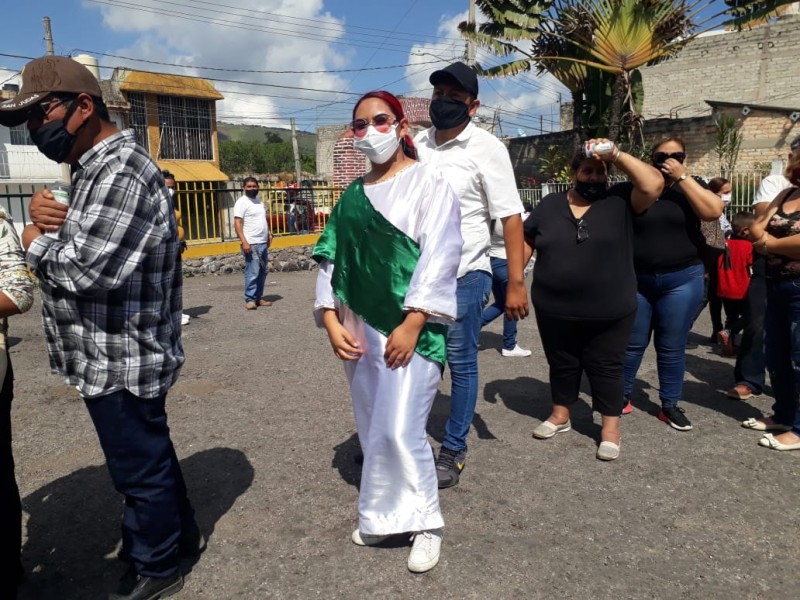 Pese a contingencia decenas de feligreses visitan templo San Judas