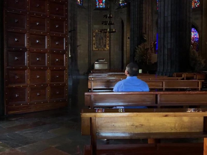 Pese a estar permitido feligreses reducen afluencia a iglesias